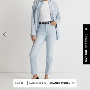 Madewell perfect vintage jean